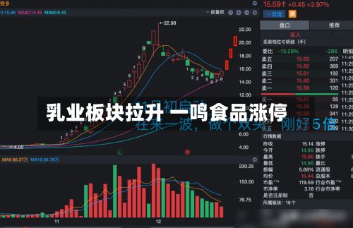乳业板块拉升 一鸣食品涨停
