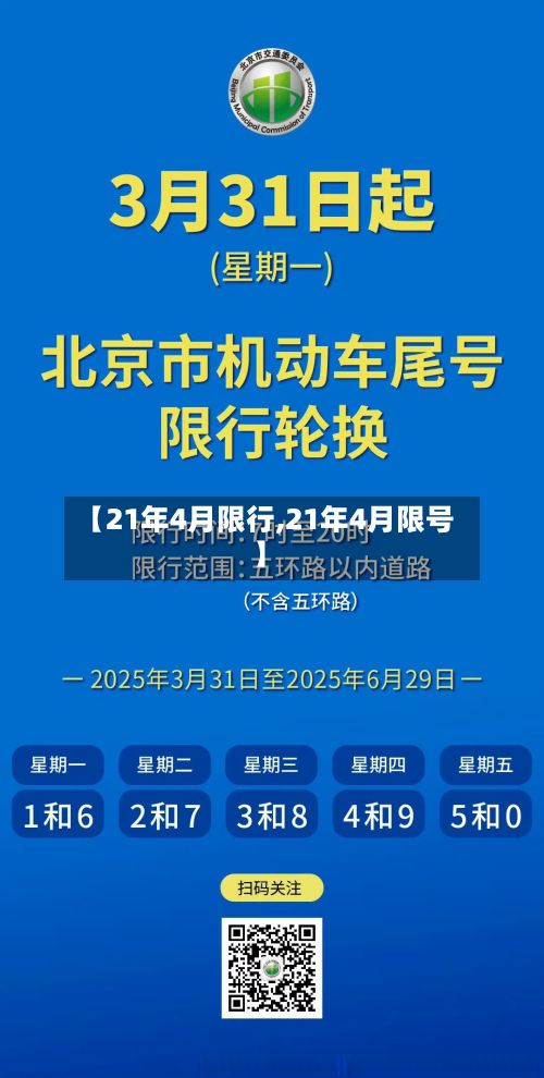 【21年4月限行,21年4月限号】-第2张图片