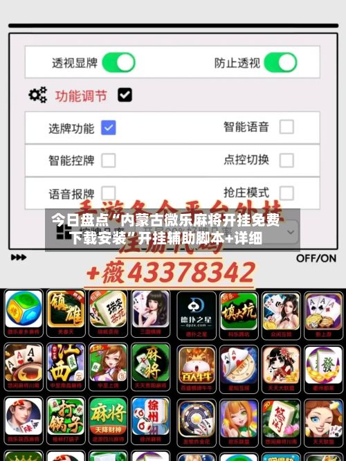 今日盘点“内蒙古微乐麻将开挂免费下载安装”开挂辅助脚本+详细-第2张图片