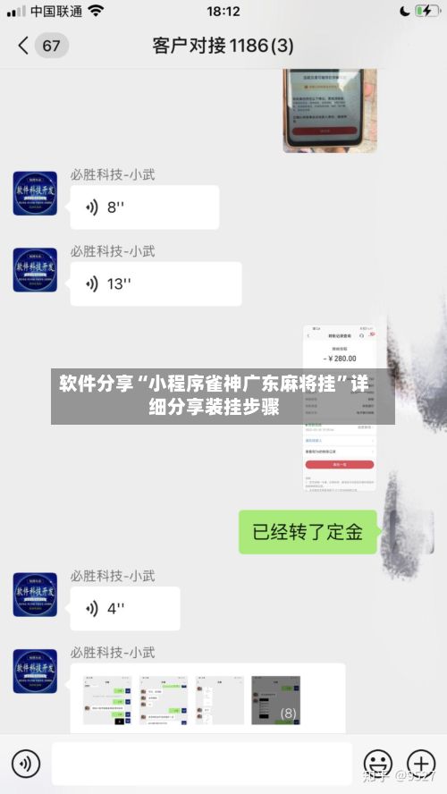 软件分享“小程序雀神广东麻将挂”详细分享装挂步骤-第2张图片