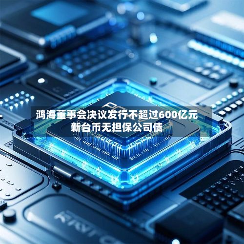 鸿海董事会决议发行不超过600亿元新台币无担保公司债