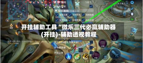 开挂辅助工具“微乐三代必赢辅助器(开挂)-辅助透视教程