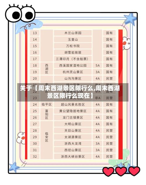 关于【周末西湖景区限行么,周末西湖景区限行么现在】-第2张图片