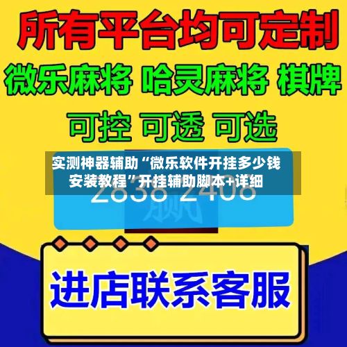 实测神器辅助“微乐软件开挂多少钱安装教程”开挂辅助脚本+详细