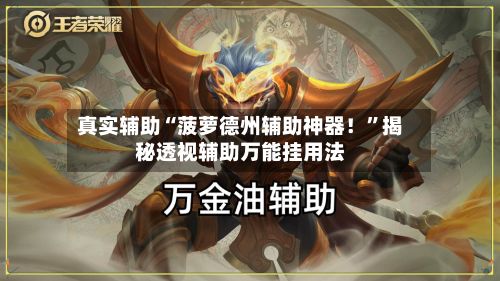 真实辅助“菠萝德州辅助神器！”揭秘透视辅助万能挂用法