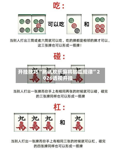 开挂技巧“腾讯欢乐麻将输赢规律”2026透视开挂