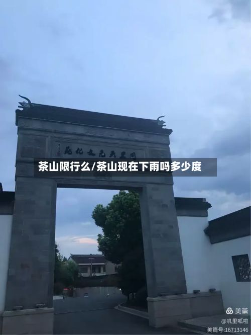 茶山限行么/茶山现在下雨吗多少度-第3张图片