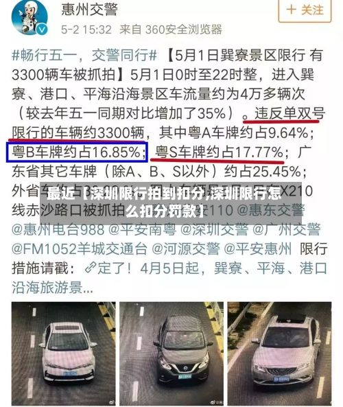 最近【深圳限行拍到扣分,深圳限行怎么扣分罚款】-第3张图片