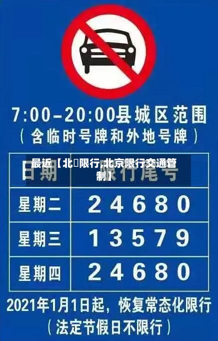 最近【北滘限行,北京限行交通管制】