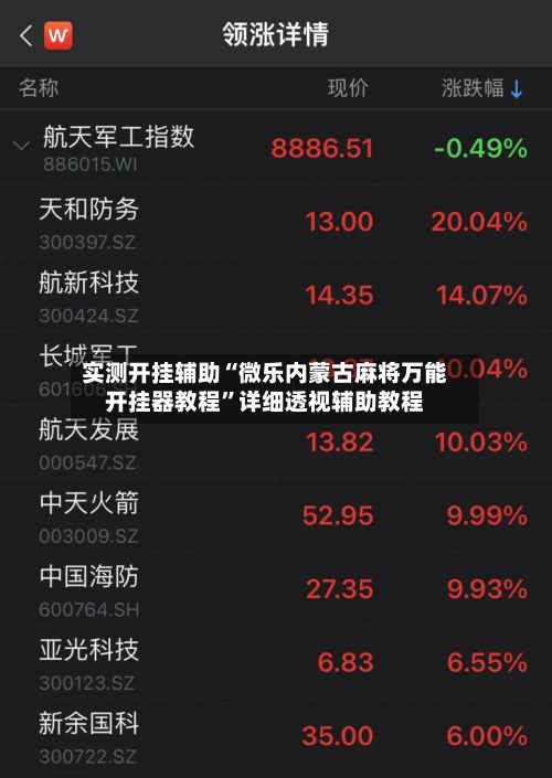 实测开挂辅助“微乐内蒙古麻将万能开挂器教程	”详细透视辅助教程-第2张图片