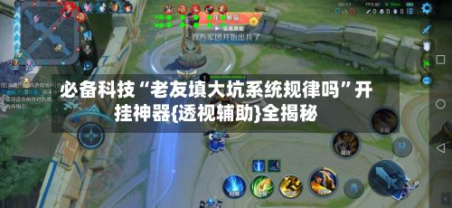 必备科技“老友填大坑系统规律吗”开挂神器{透视辅助}全揭秘-第2张图片