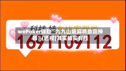 wePoker辅助”九九山城麻将助赢神器”(透视)其实确实有挂-第2张图片