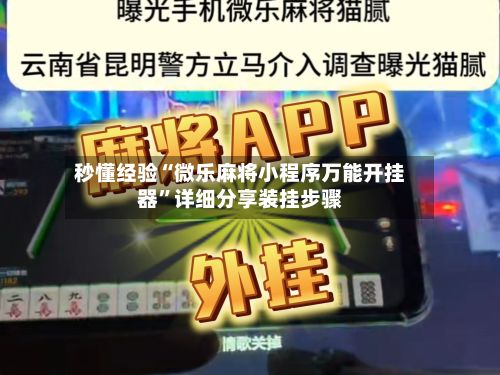 秒懂经验“微乐麻将小程序万能开挂器	”详细分享装挂步骤-第3张图片