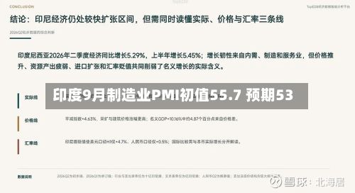 印度9月制造业PMI初值55.7 预期53-第2张图片