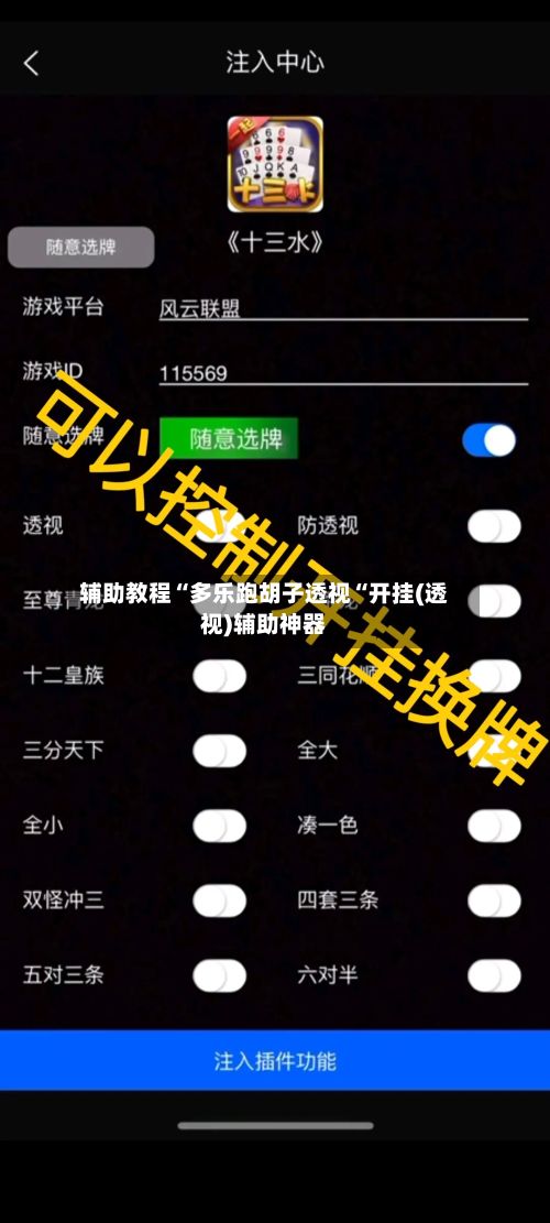 辅助教程“多乐跑胡子透视“开挂(透视)辅助神器-第2张图片