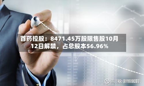 首药控股：8471.45万股限售股10月12日解禁，占总股本56.96%