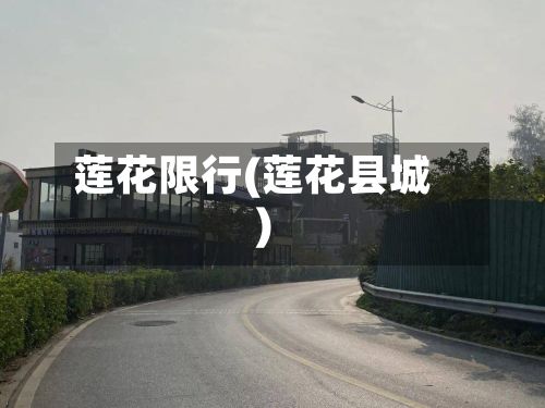 莲花限行(莲花县城)-第2张图片