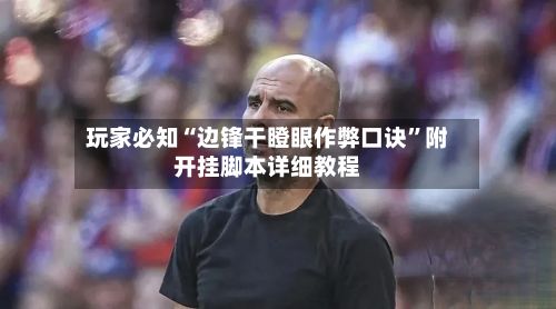 玩家必知“边锋干瞪眼作弊口诀”附开挂脚本详细教程