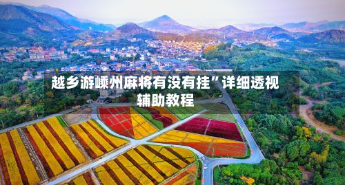 越乡游嵊州麻将有没有挂”详细透视辅助教程