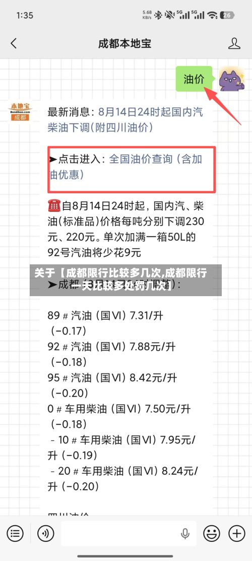 关于【成都限行比较多几次,成都限行一天比较多处罚几次】-第2张图片