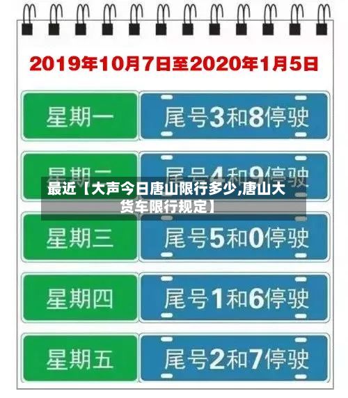 最近【大声今日唐山限行多少,唐山大货车限行规定】-第2张图片