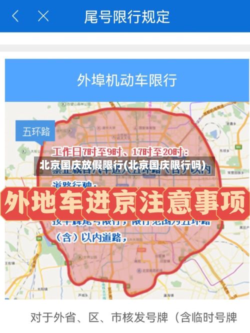 北京国庆放假限行(北京国庆限行吗)