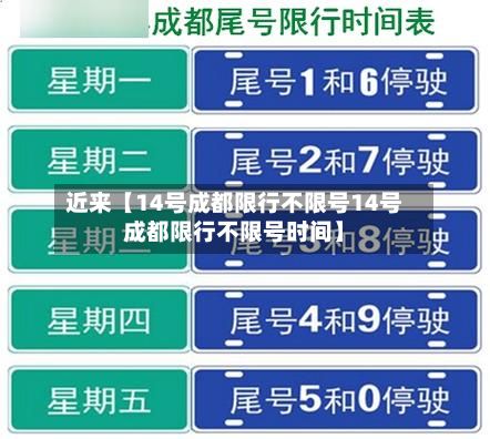 近来【14号成都限行不限号14号成都限行不限号时间】