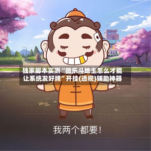 独家脚本实测“微乐斗地主怎么才能让系统发好牌”开挂(透视)辅助神器-第2张图片