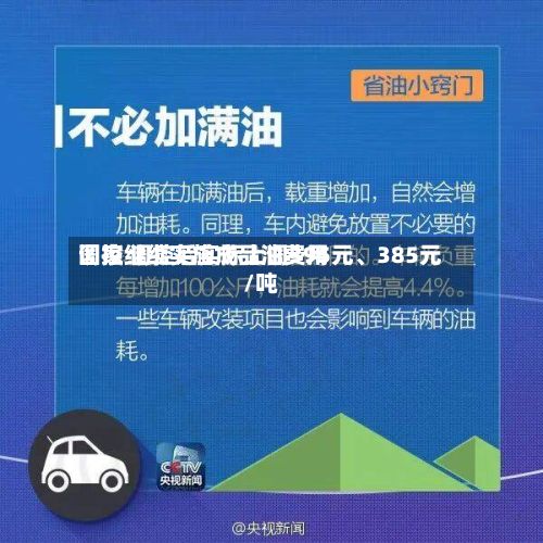 国家继续实施成品油费用调控 调控后实际上调395元、385元/吨-第2张图片