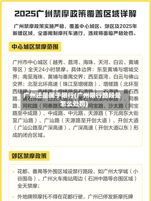 广州还是属于限行(广州限行路段是怎么处罚)-第2张图片