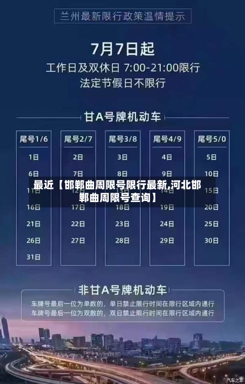 最近【邯郸曲周限号限行最新,河北邯郸曲周限号查询】-第3张图片