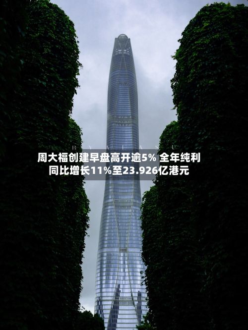 周大福创建早盘高开逾5% 全年纯利同比增长11%至23.926亿港元-第1张图片