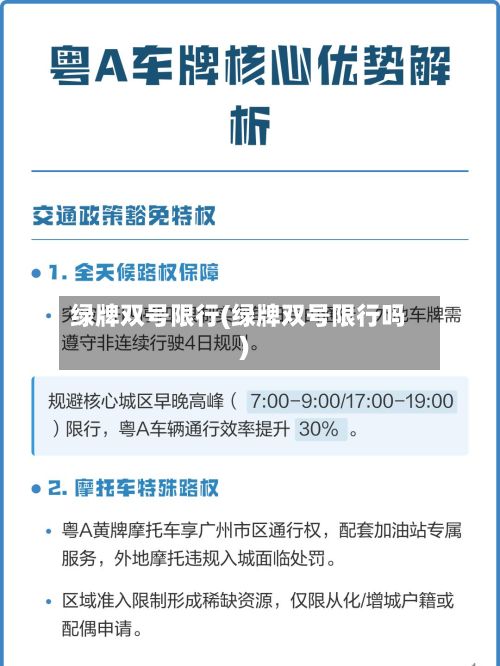 绿牌双号限行(绿牌双号限行吗)
