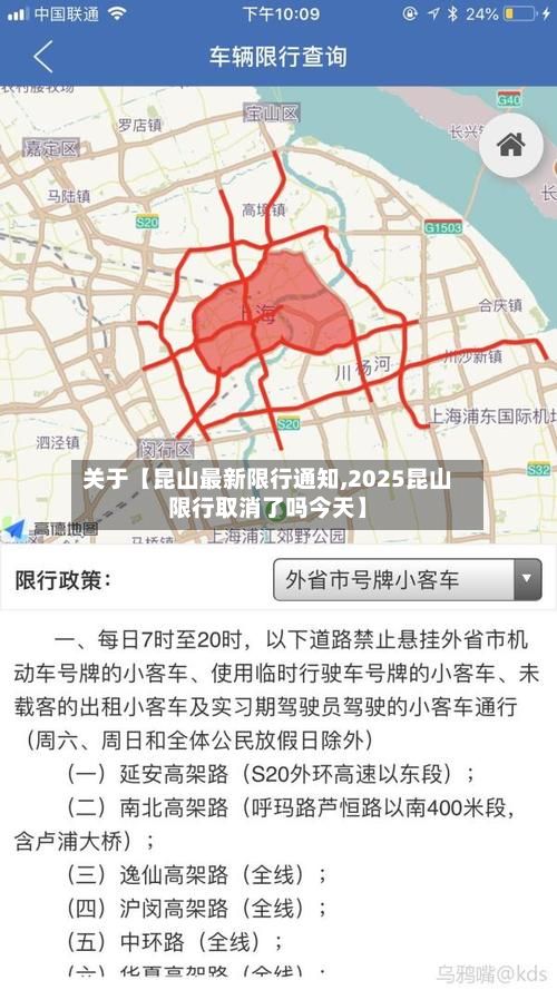 关于【昆山最新限行通知,2025昆山限行取消了吗今天】
