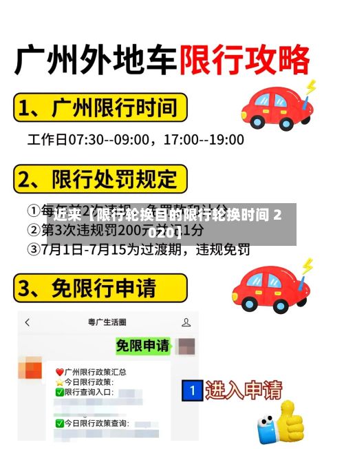 近来【限行轮换目的限行轮换时间 2020】