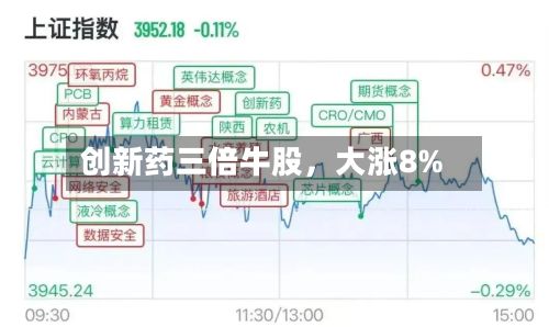 创新药三倍牛股，大涨8%