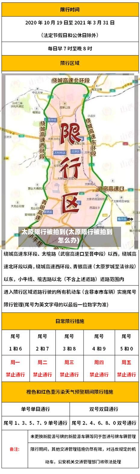 太原限行被拍到(太原限行被拍到怎么办)
