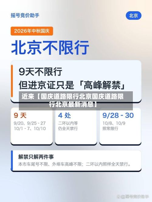 近来【国庆道路限行北京国庆道路限行北京最新消息】-第2张图片