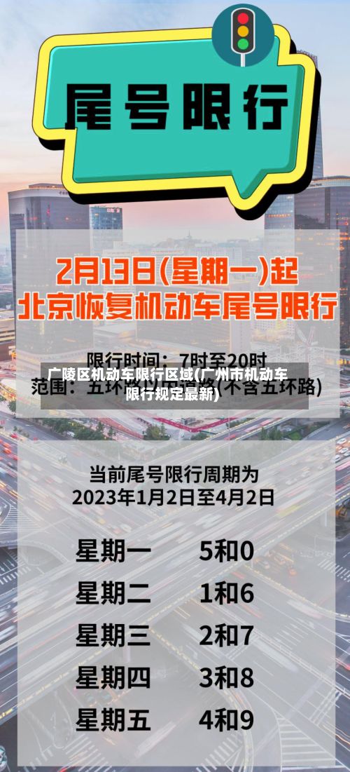 广陵区机动车限行区域(广州市机动车限行规定最新)
