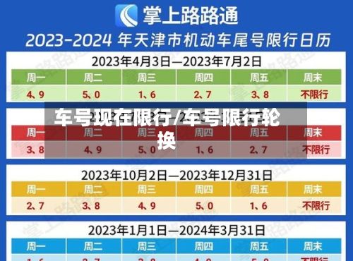车号现在限行/车号限行轮换-第2张图片