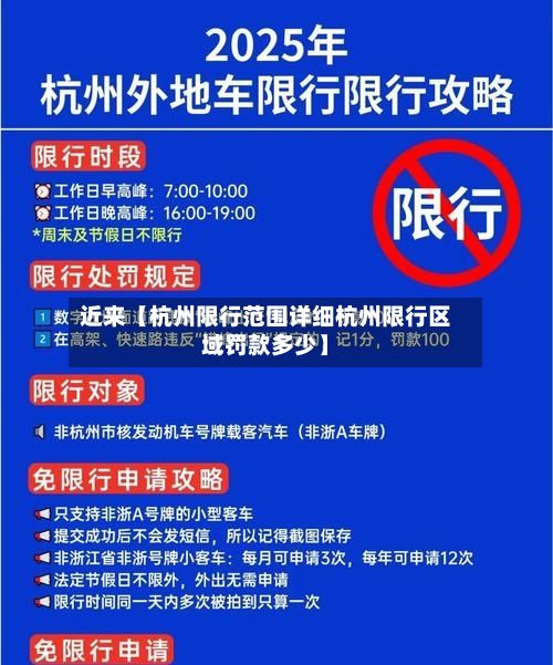 近来【杭州限行范围详细杭州限行区域罚款多少】-第2张图片