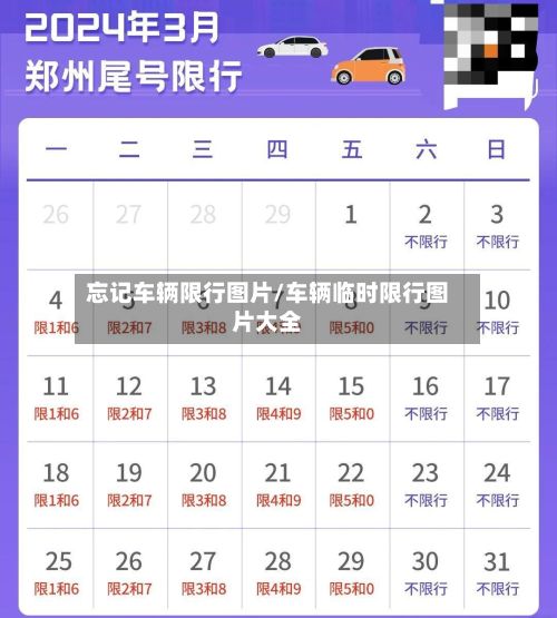 忘记车辆限行图片/车辆临时限行图片大全