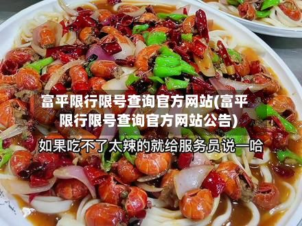 富平限行限号查询官方网站(富平限行限号查询官方网站公告)