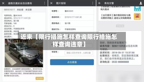 近来【限行措施怎样查询限行措施怎样查询违章】-第2张图片