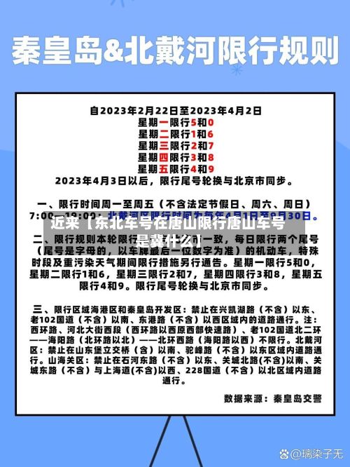 近来【东北车号在唐山限行唐山车号是冀什么】