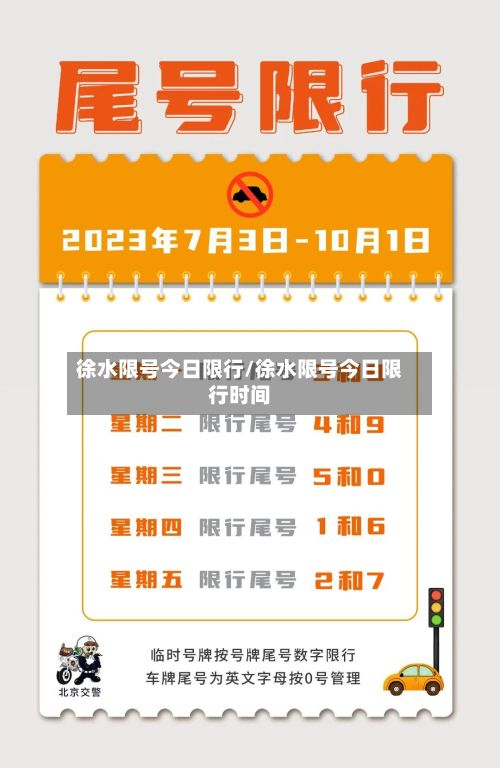 徐水限号今日限行/徐水限号今日限行时间