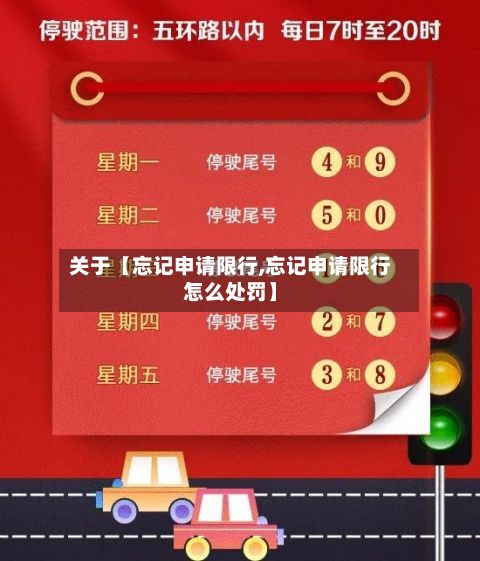 关于【忘记申请限行,忘记申请限行怎么处罚】-第2张图片