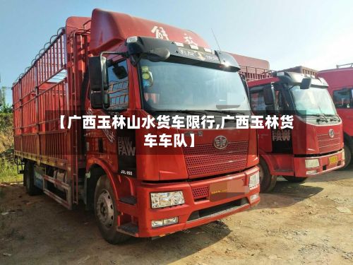 【广西玉林山水货车限行,广西玉林货车车队】