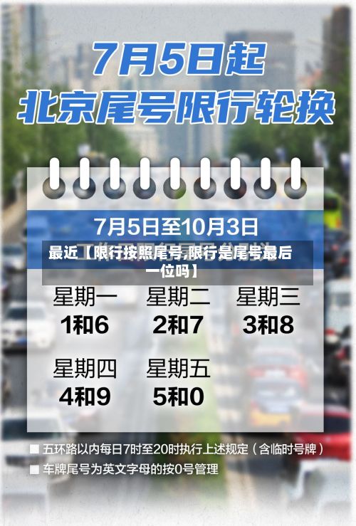最近【限行按照尾号,限行是尾号最后一位吗】