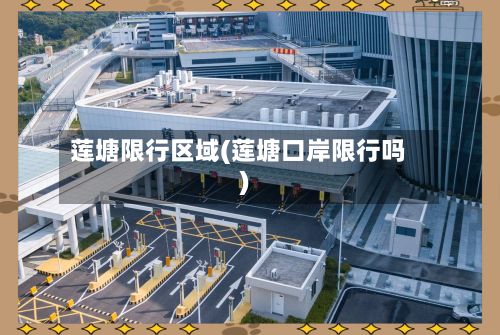 莲塘限行区域(莲塘口岸限行吗)